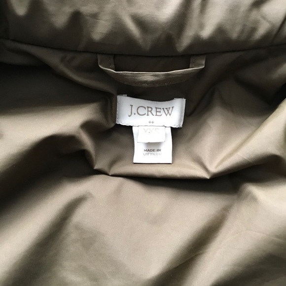 ' J CREW BROWN QUILTED JACKET COAT - Picture 7 of 12